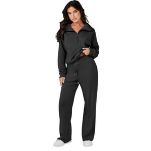 Xieerduo- Two piece sweatsuit. Long sleeve Drawstring Pants